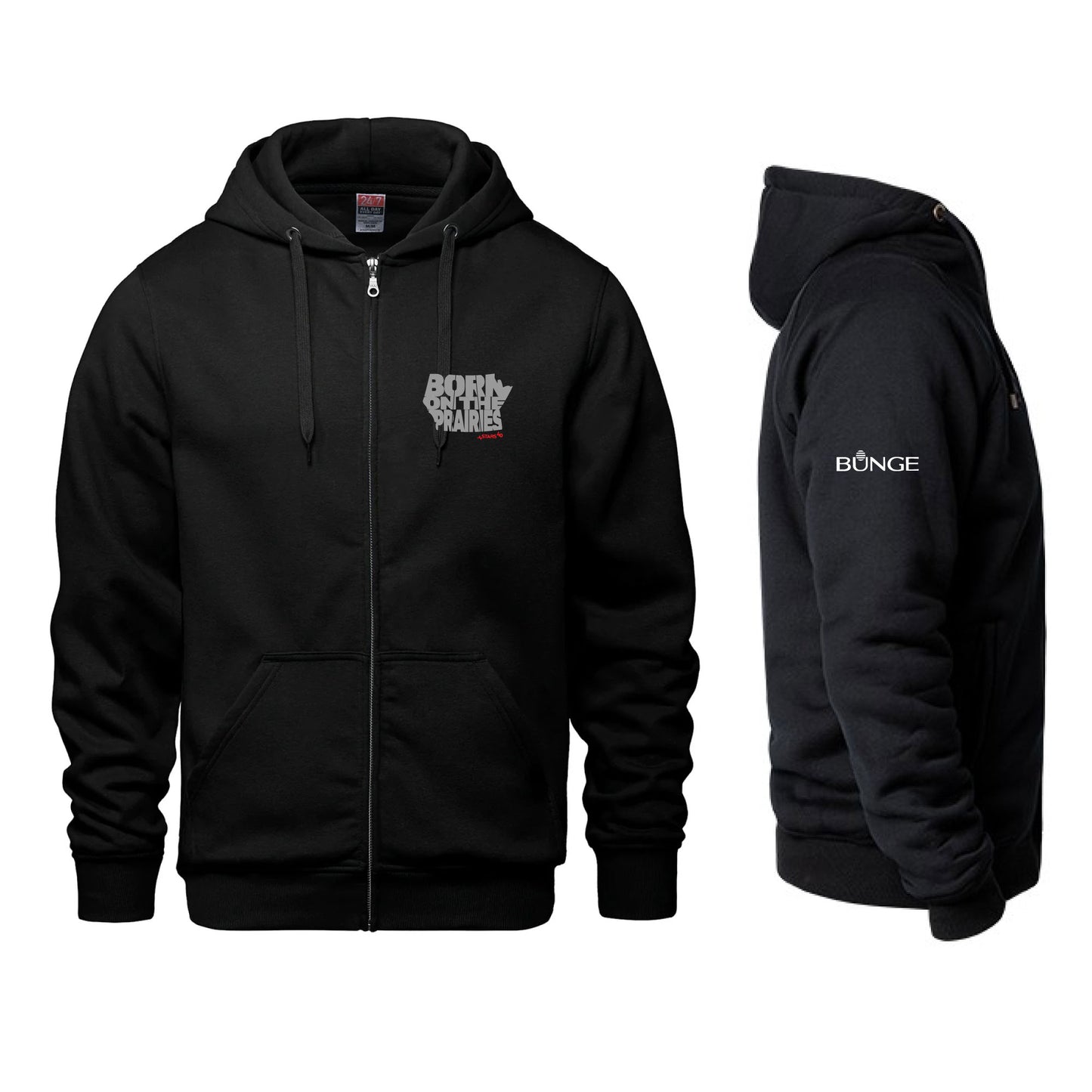 STARS/Bunge Born on the Prairies Zip Hood