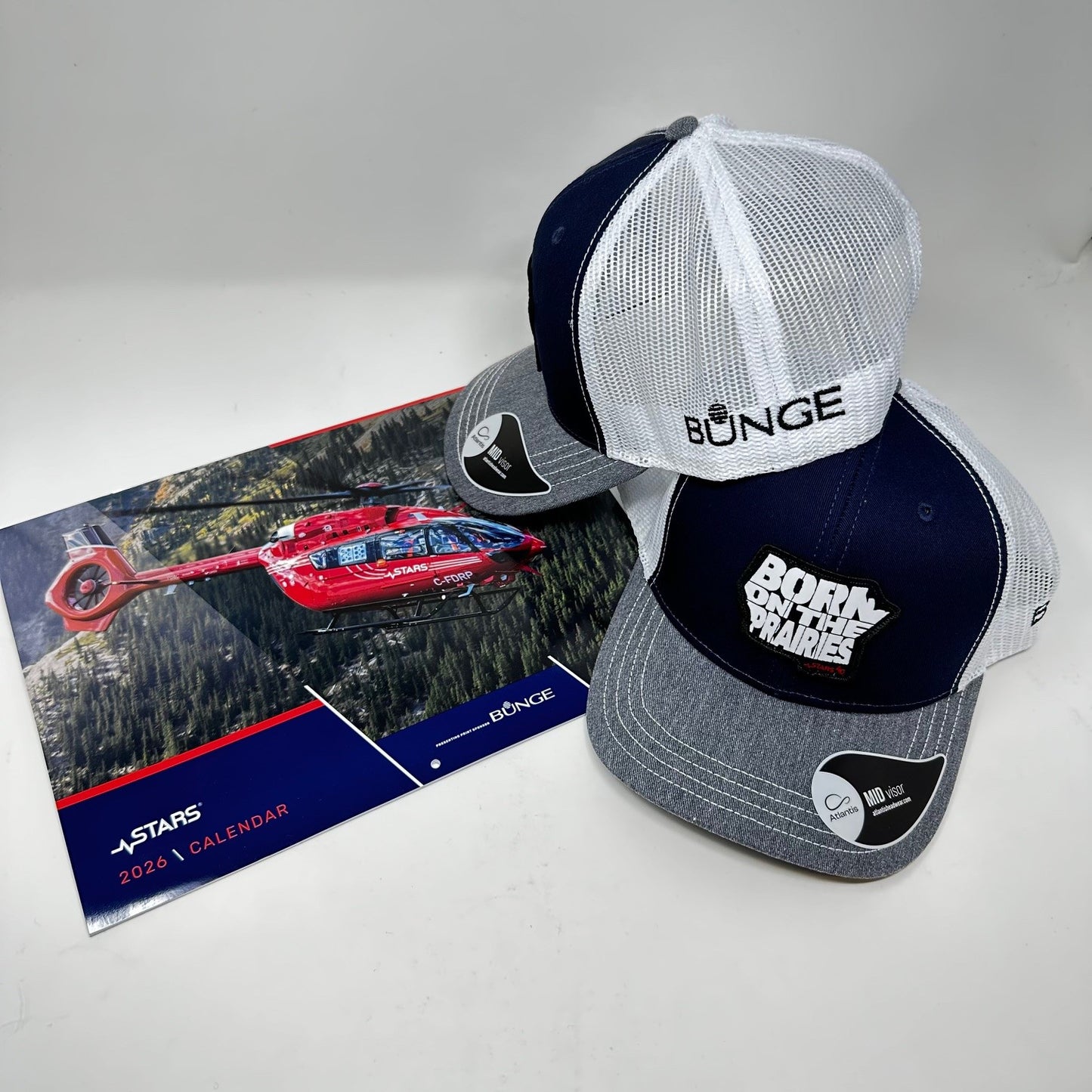 2026 Calendar & STARS/Bunge Born on the Prairie Trucker Cap Bundle